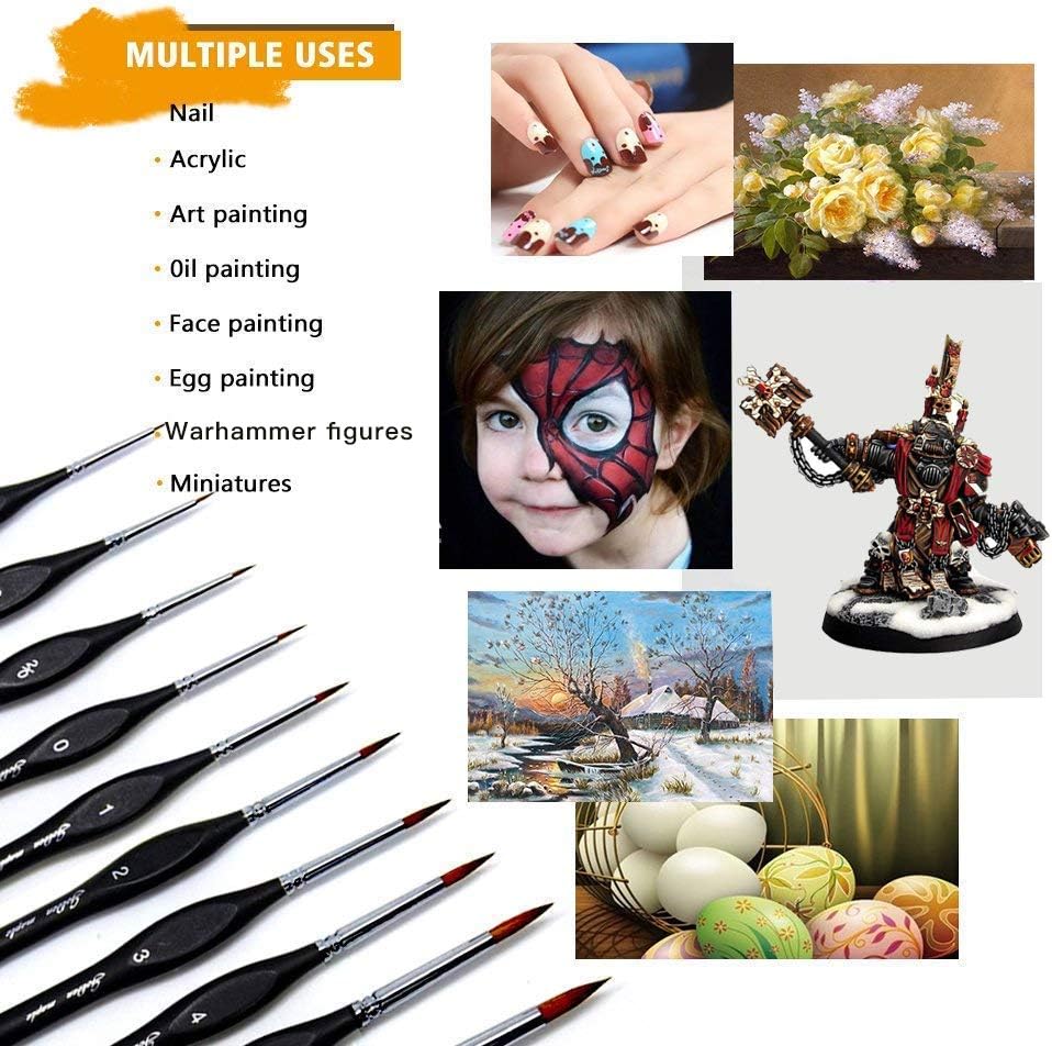 Detalle 2 de Fine Detail Brushes 10-piece set