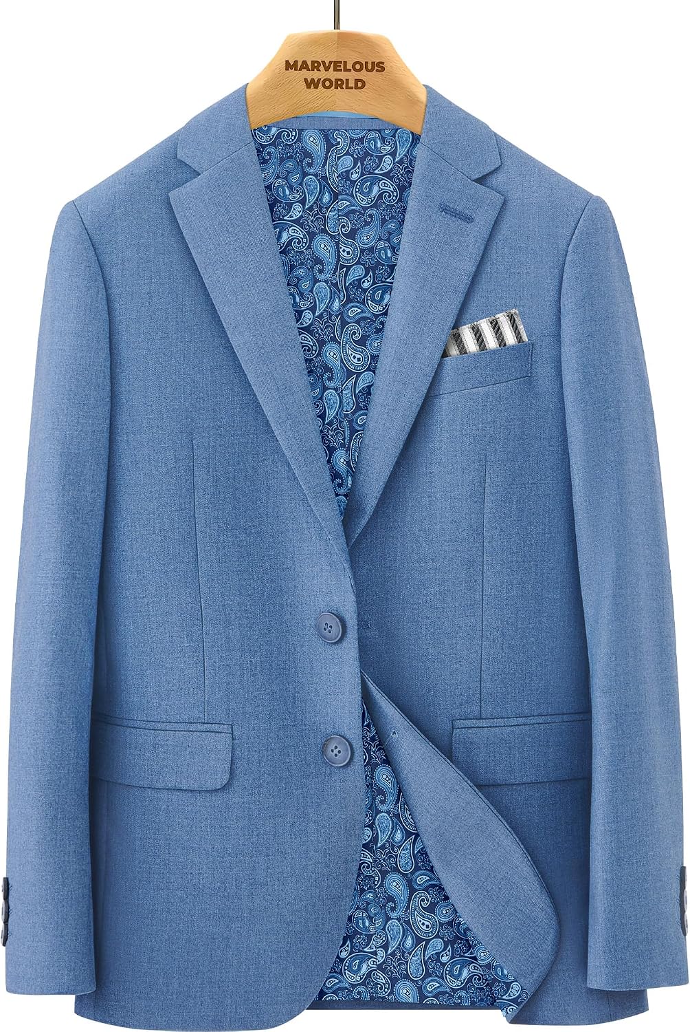 Thumbnail 5 de Marvelous World Boys' Slim Fit Suit Set