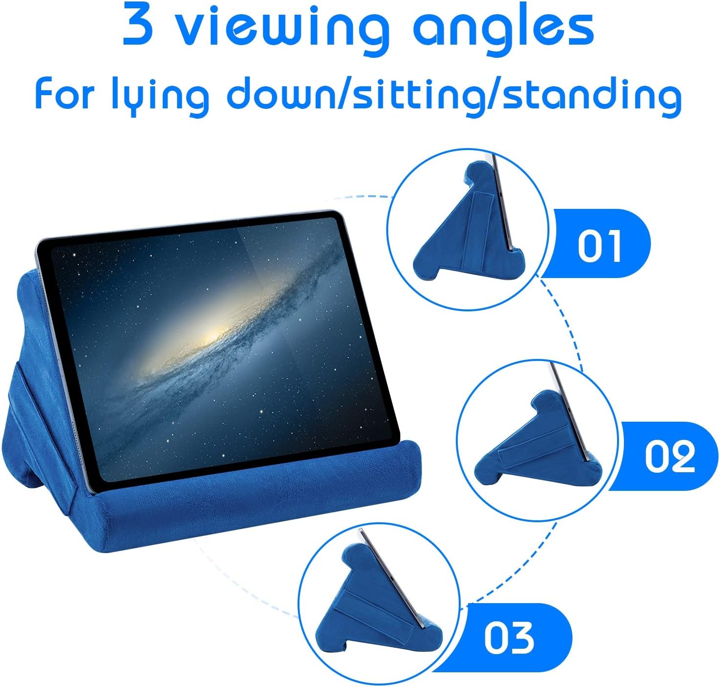 Detalle de Mcbazel Tablet Pillow Stand Blue