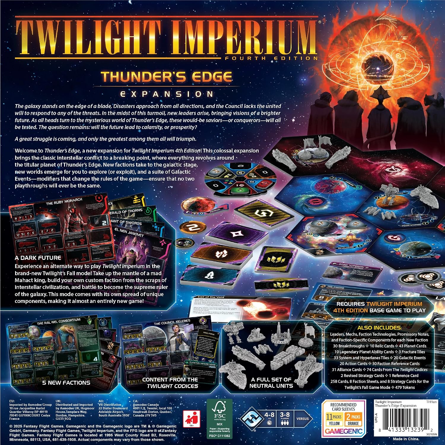 Thumbnail 1 de Asmodee Thunder's Edge Expansion Board Game 🎲