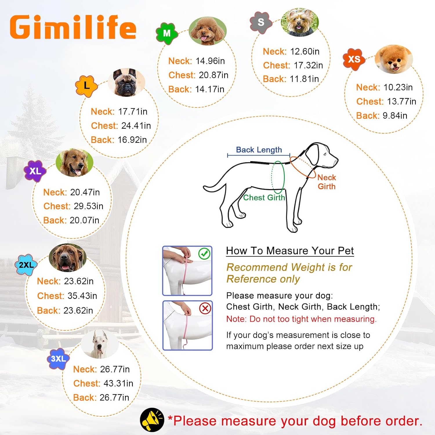 Thumbnail 4 de Gimilife Dog Coat with Harness