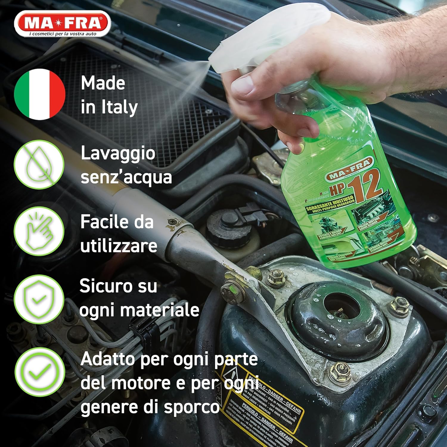 Thumbnail 2 de Ma-Fra HP12 Sgrassatore Universale Multiuso 4500 ml – Pulizia potente e delicata per auto, moto e camper
