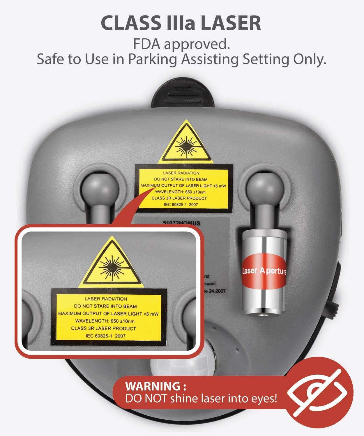 Thumbnail 4 de Fosmon Wider Angle Upgrade Dual Laser Garage Parking Assist System