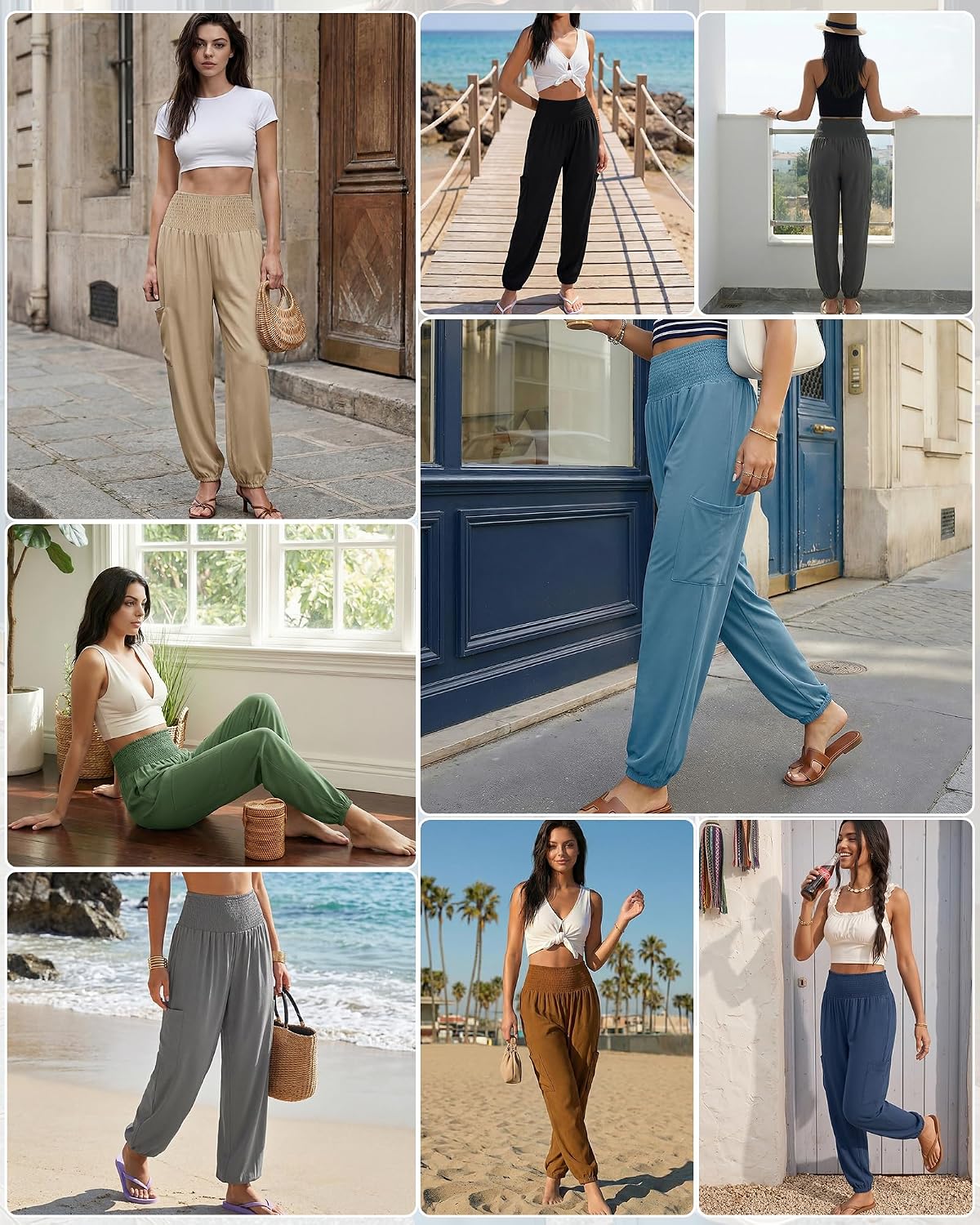 Thumbnail 6 de Makepid Women's Harem Pants, High Waist