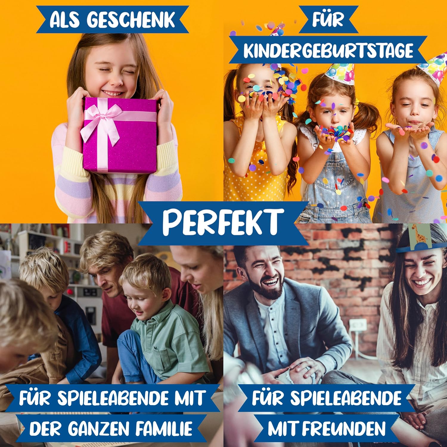 Detalle 2 de Gamingo Wer Bin Ich Spiel für Kinder ab 6