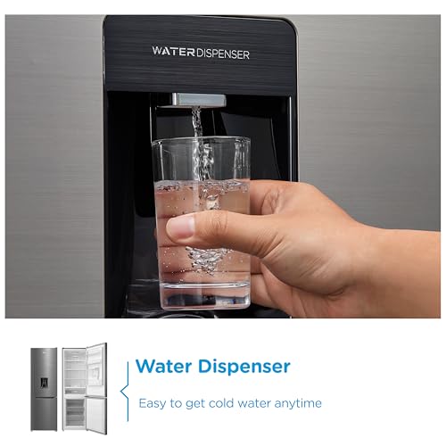 Detalle de Midea 308L Fridge Freezer with Water Dispenser (MDRB424FGD46W)