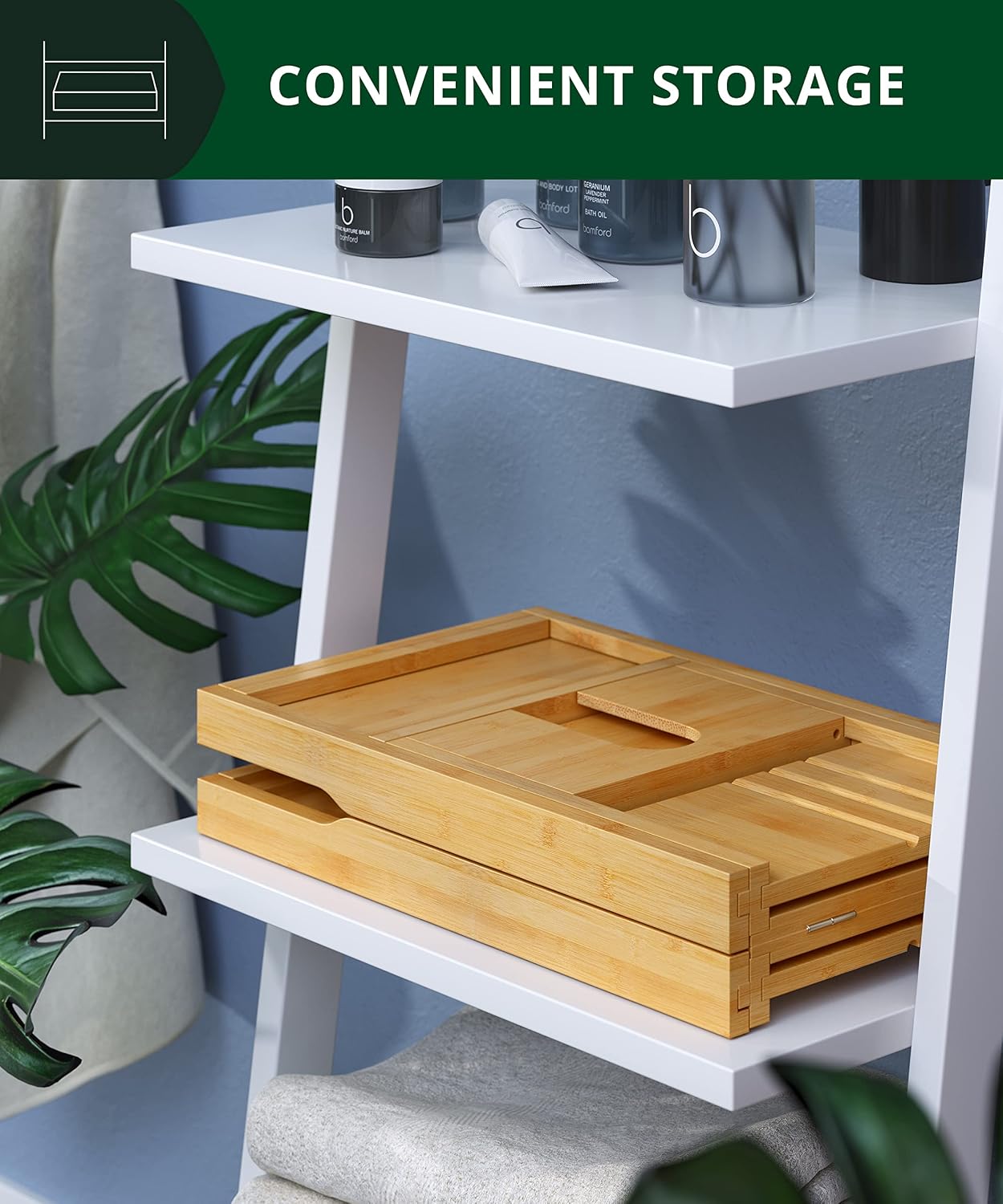 Thumbnail 1 de ROYAL CRAFT WOOD Bathtub Tray 43 in