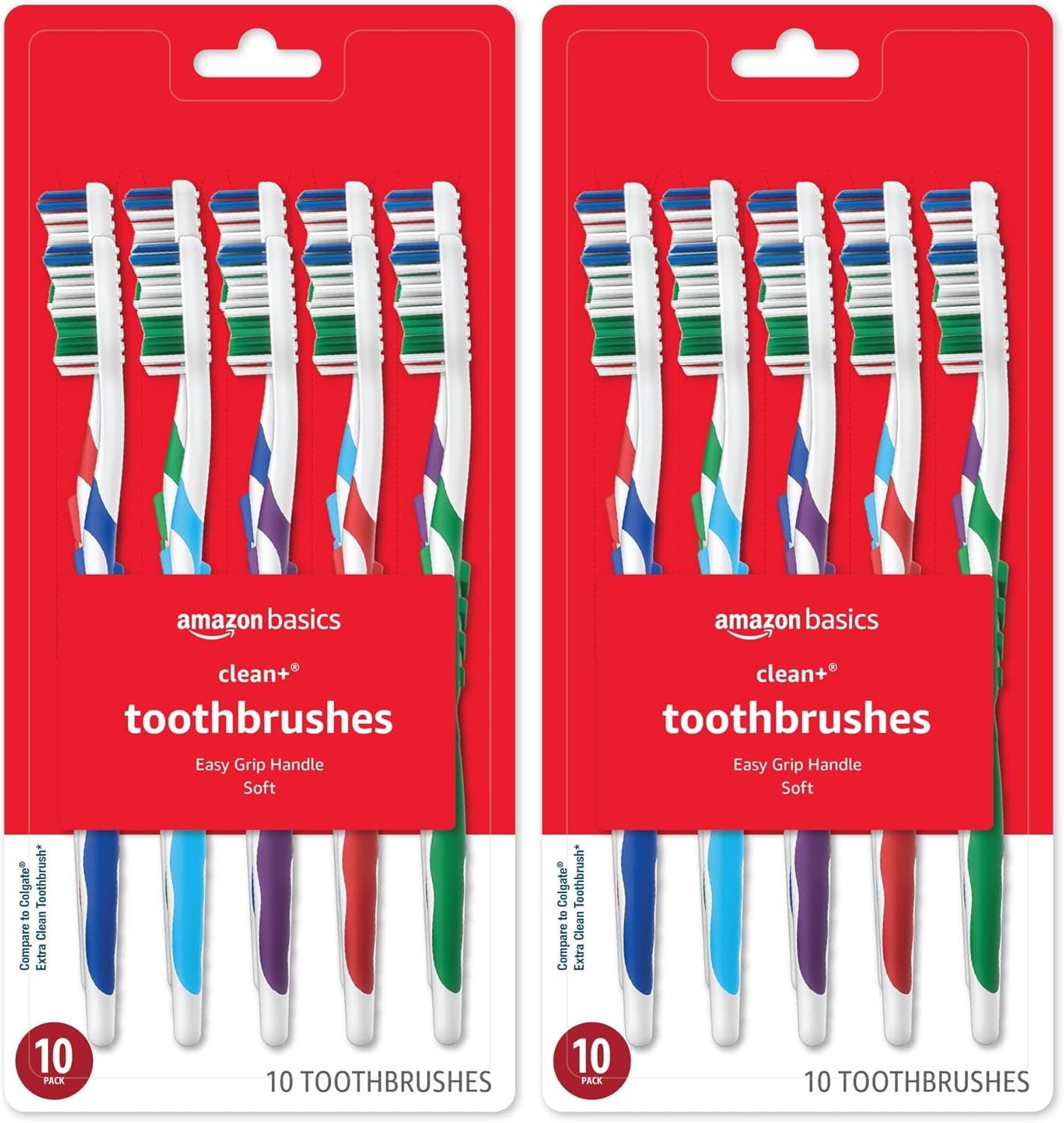 Thumbnail 6 de Amazon Basics Clean Plus Soft Toothbrushes (Adult), Angled End-Tuft, 10-Pack