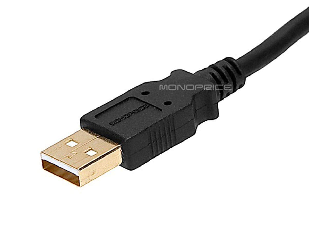 Detalle 2 de Monoprice USB 2.0 Extension Cable 3 ft 🔌