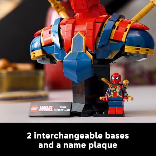 Thumbnail 6 de LEGO Marvel Iron Spider-Man Bust 76326 – Display Model for Adults