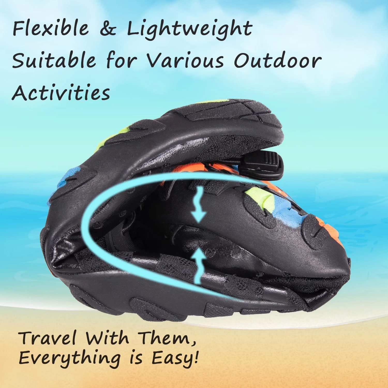 Detalle de YALOX Water Shoes: Breathable Comfort for Water Activities