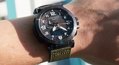 Thumbnail 3 de Casio Herren Analog-Digital Quarz Pro Trek: Solarbetrieben, Höhenmesser, Kompass