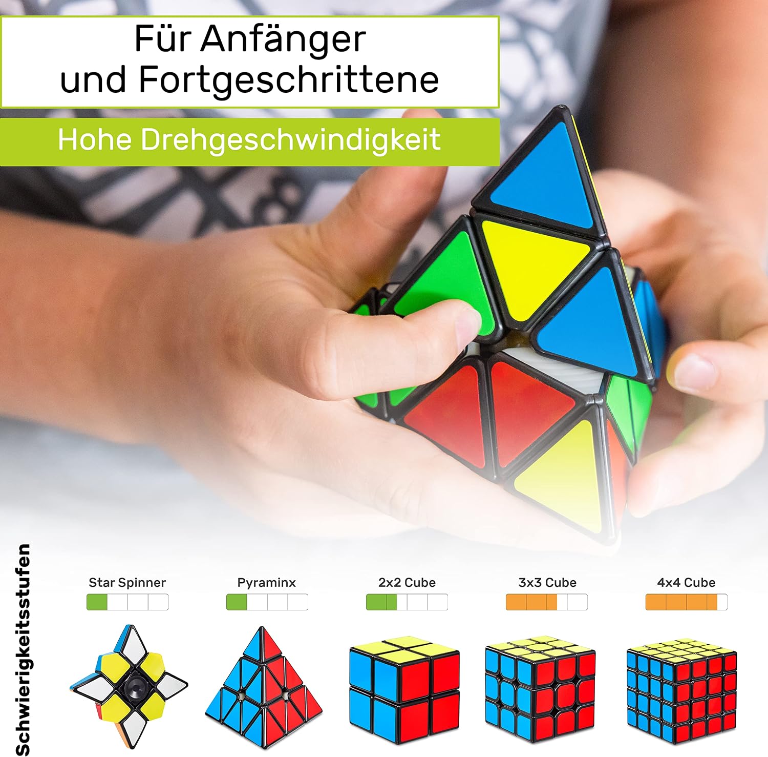 Thumbnail 6 de Zauberwürfel Pyraminx Pyramide Speedcube von CUBIDI