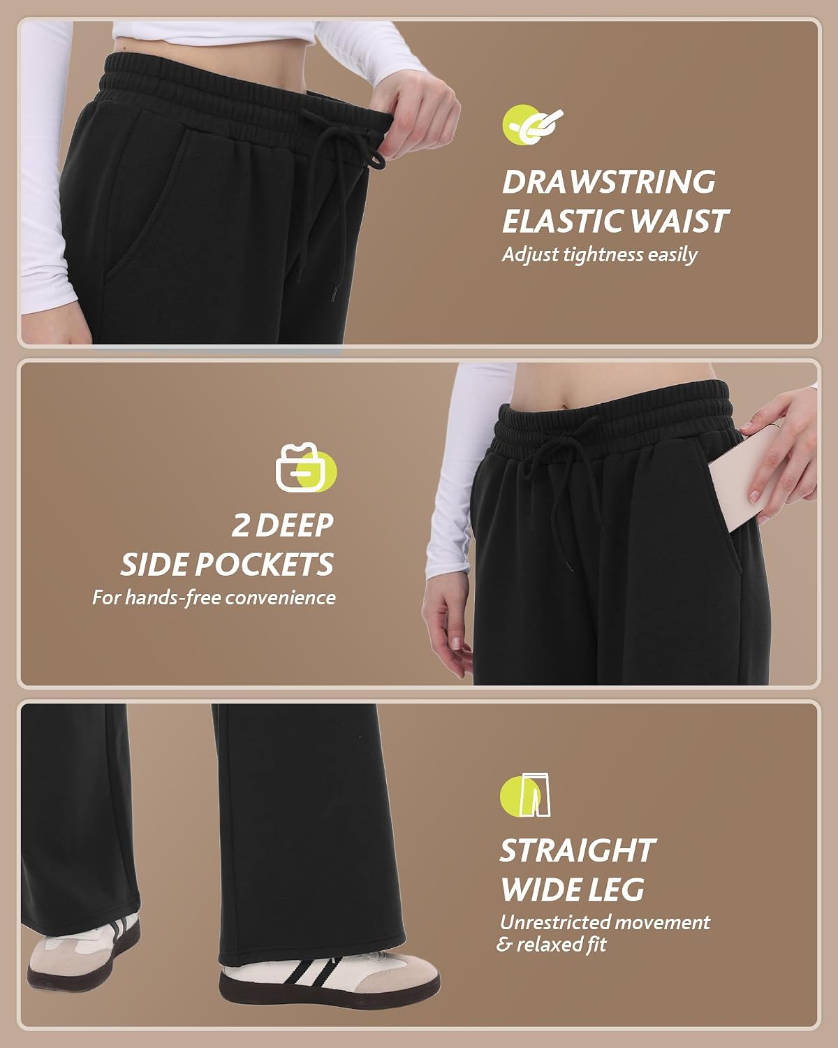 Detalle de CAMPSNAIL Wide Leg Sweatpants