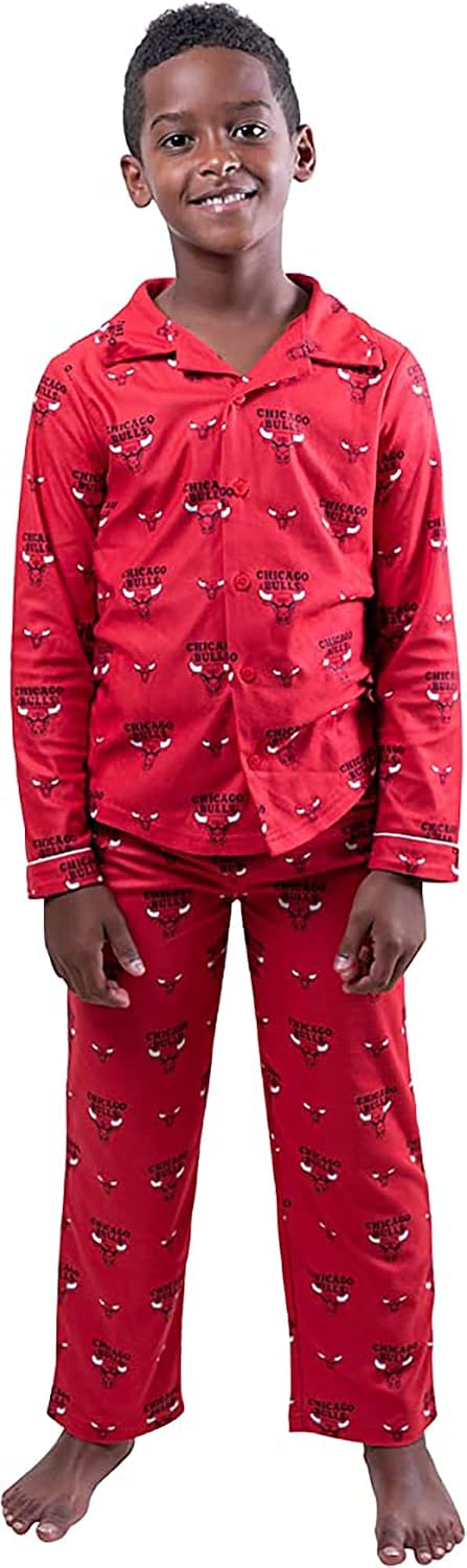Detalle de Ultra Game Youth NBA Official 2-Piece Pajamas Set