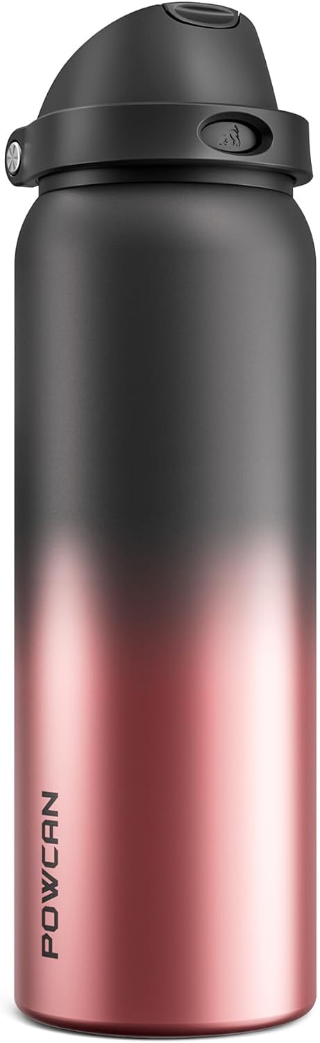 Detalle de POWCAN 32 oz Stainless Steel Water Bottle ๐ง