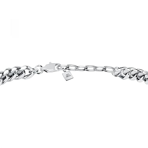 Detalle de Morellato CATENE: Bracciale da uomo in acciaio, 22 cm, stile sobrio e duraturo