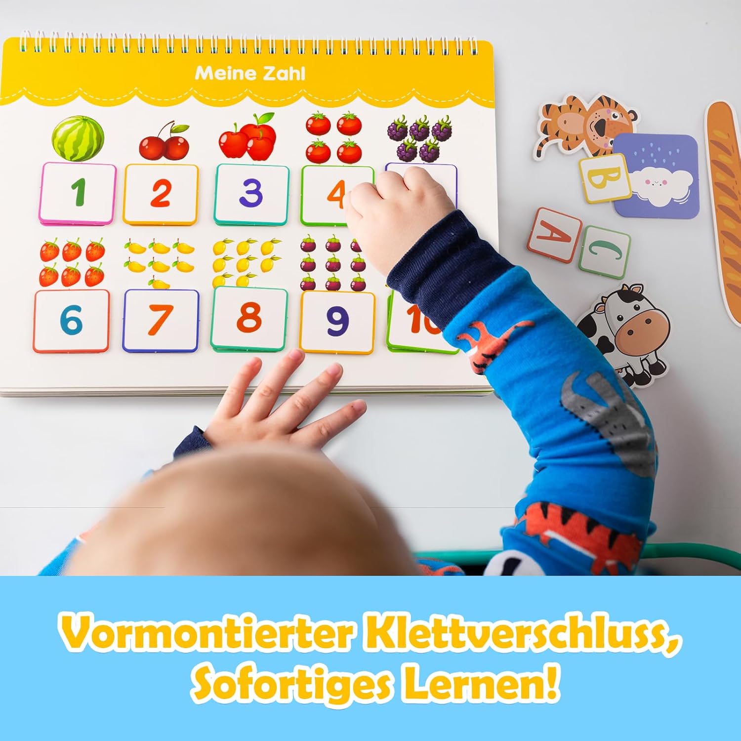Thumbnail 4 de Weokeey Quiet Book Montessori 12 Themen