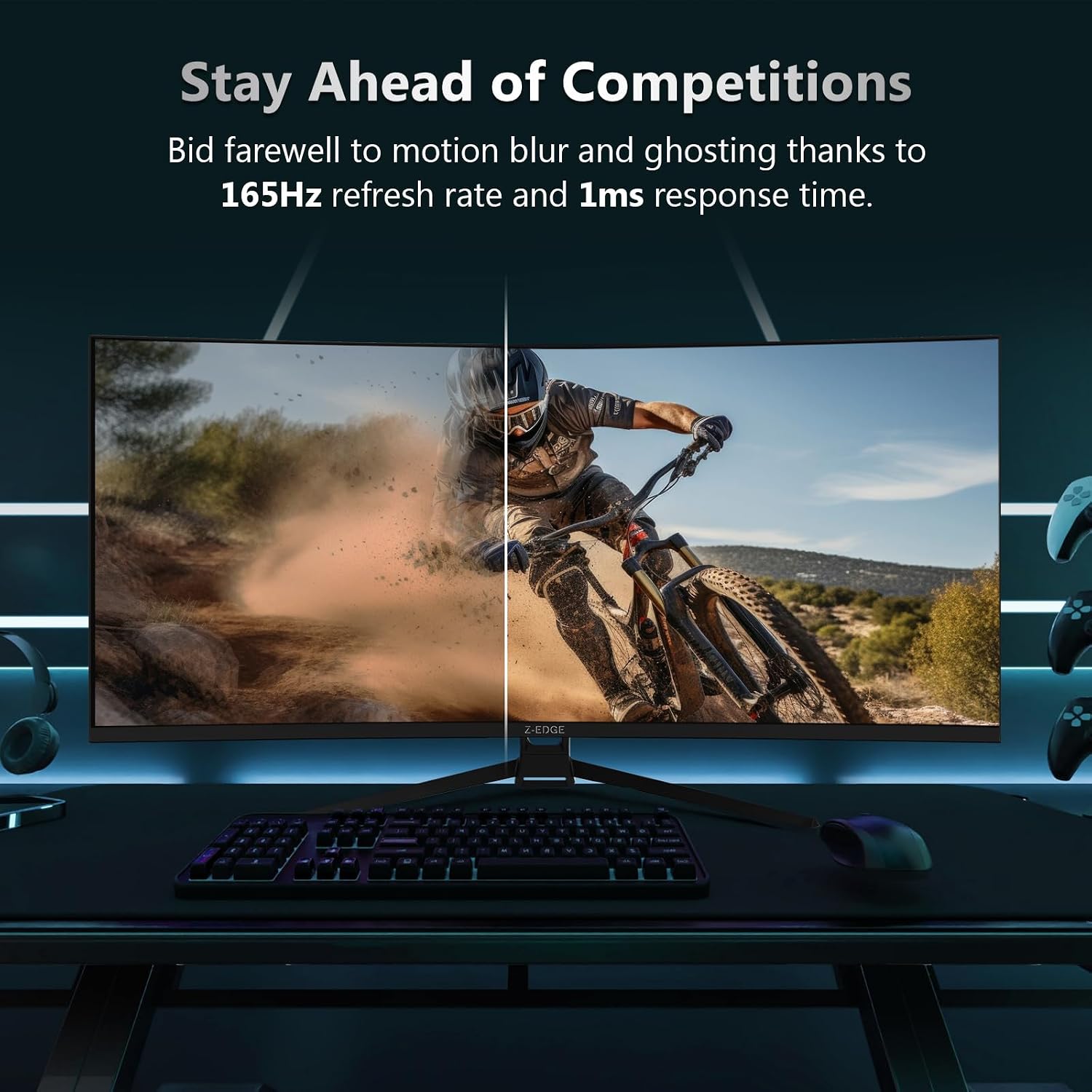 Thumbnail 1 de Z-Edge UG34 34" Curved Gaming Monitor 165Hz