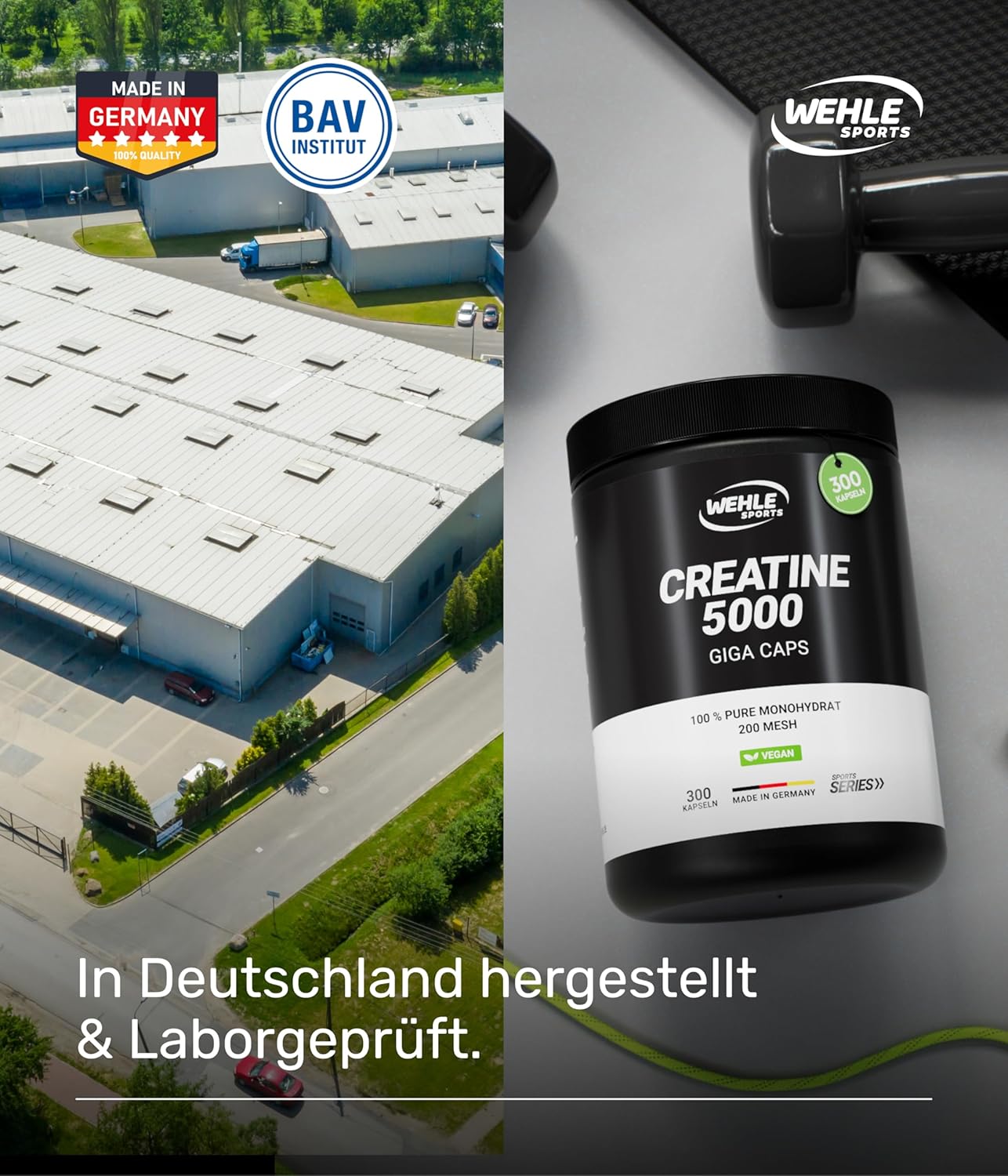 Detalle 2 de Wehle Sports Creatin Kapseln 5000 mg đ