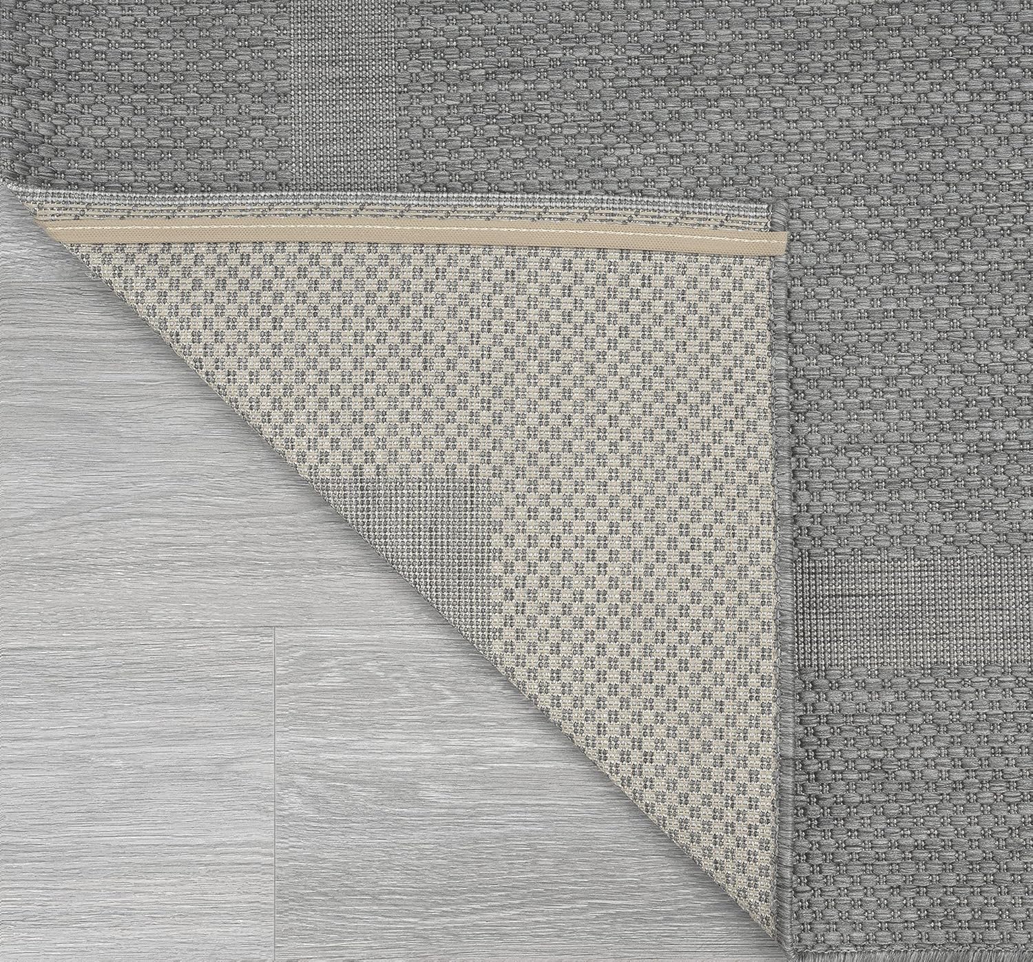 Thumbnail 5 de the carpet Mistra - Alfombra Gris Duradera para Interior y Exterior 🏡