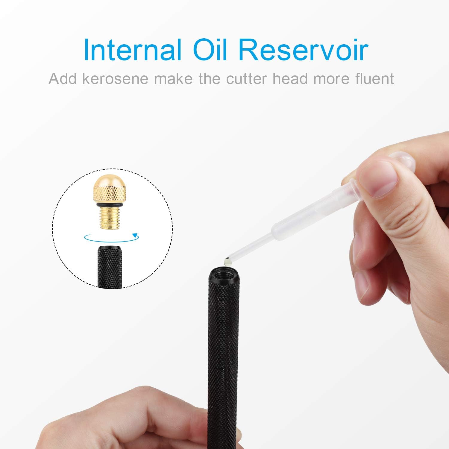 Thumbnail 6 de Glass DIY Cutting Tool Kit – Pencil Style Glass Cutter with Tungsten Carbide Wheel (2mm-20mm)