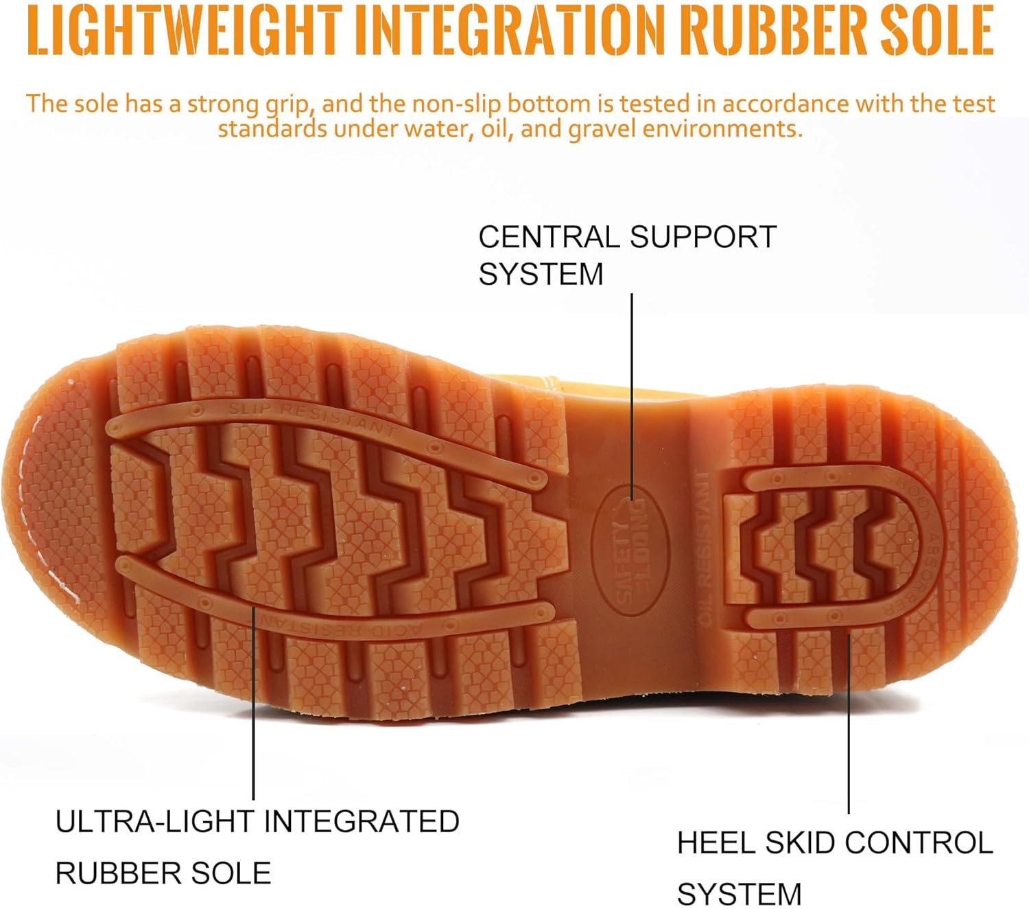 Thumbnail 3 de SAFETY LOONG Men's Waterproof Soft Toe Work Boots