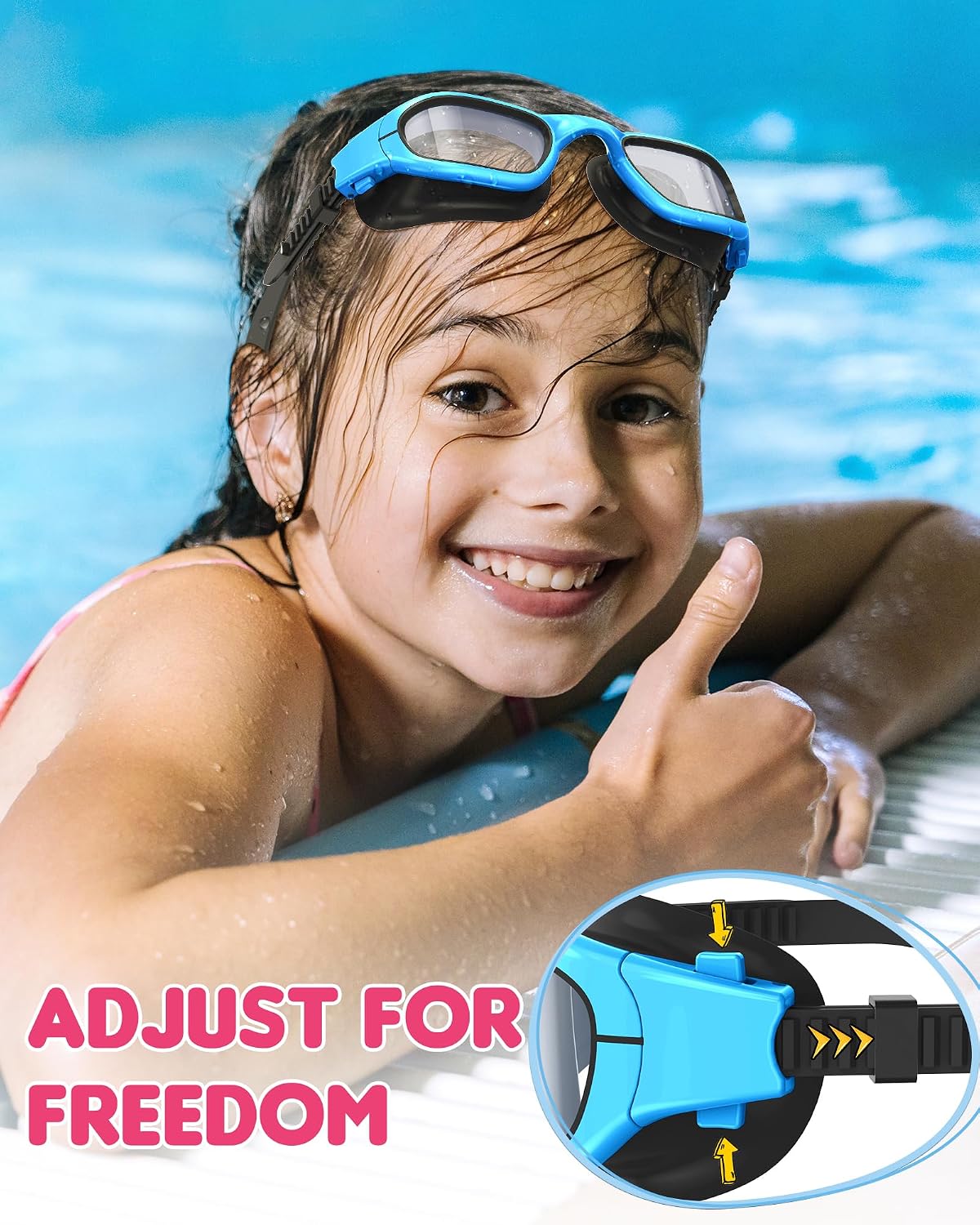 Thumbnail 3 de Zeligerstar Kids Swimming Goggles – Anti-Fog UV Protective Wide Vision for Boys & Girls (6–14)