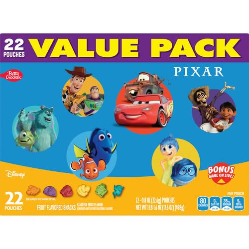 Thumbnail 3 de Betty Crocker Disney Pixar Fruit Snacks, 22 Count, Gluten Free, 17.6 oz