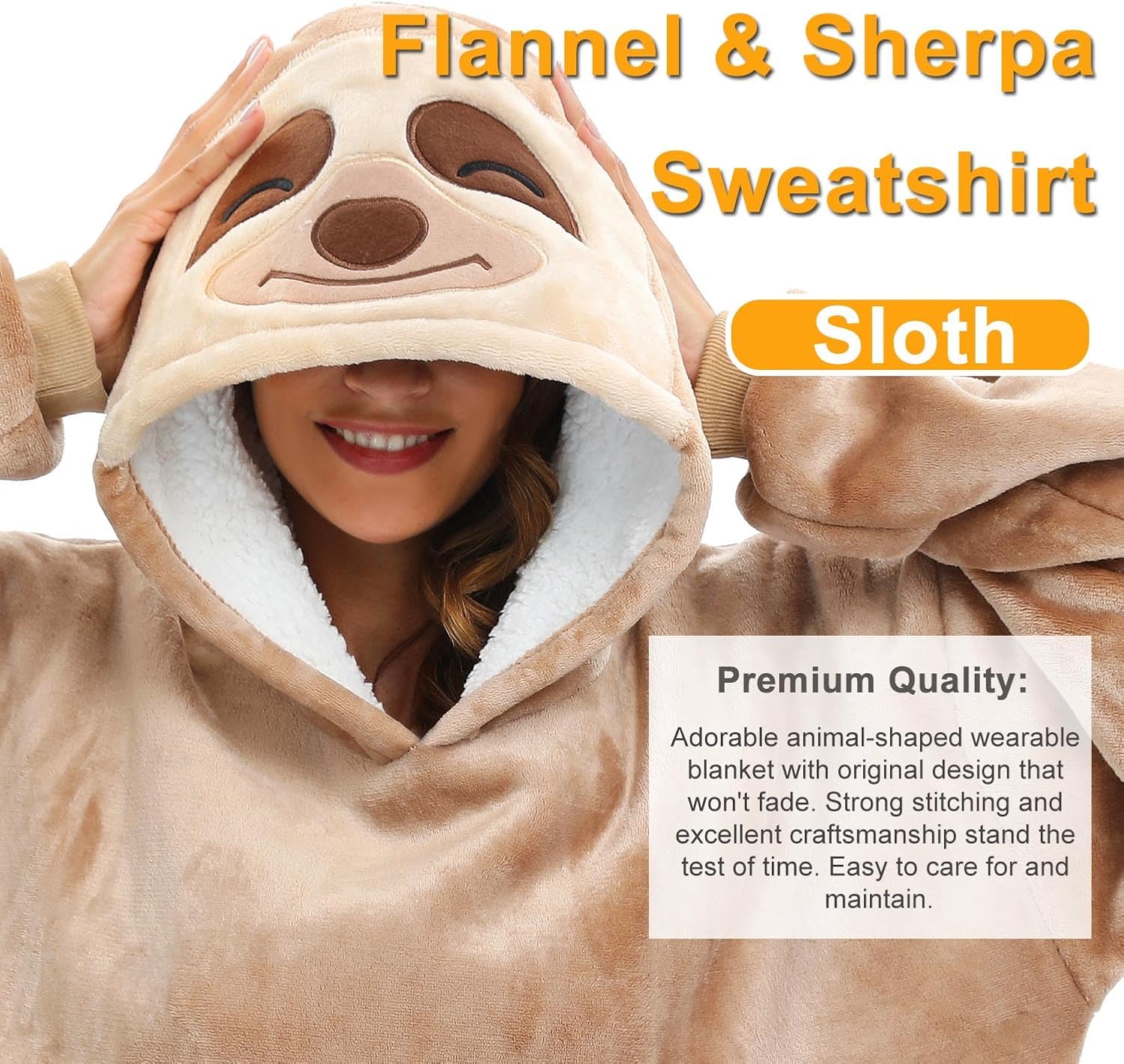 Thumbnail 6 de LATH.PIN Panda Manta-sudadera unisex talla grande