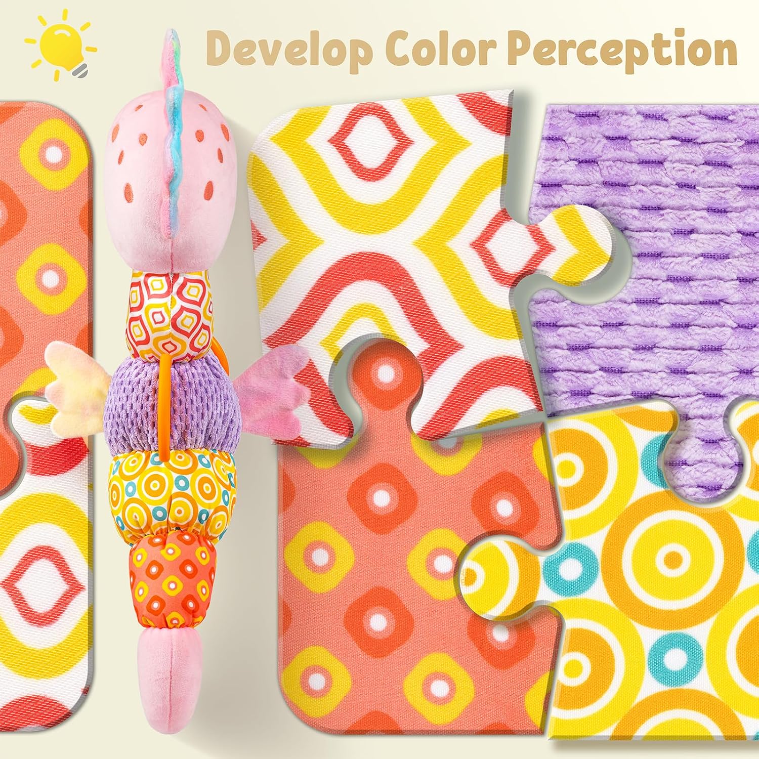 Thumbnail 4 de LIGHTDESIRE Musical Seahorse Plush