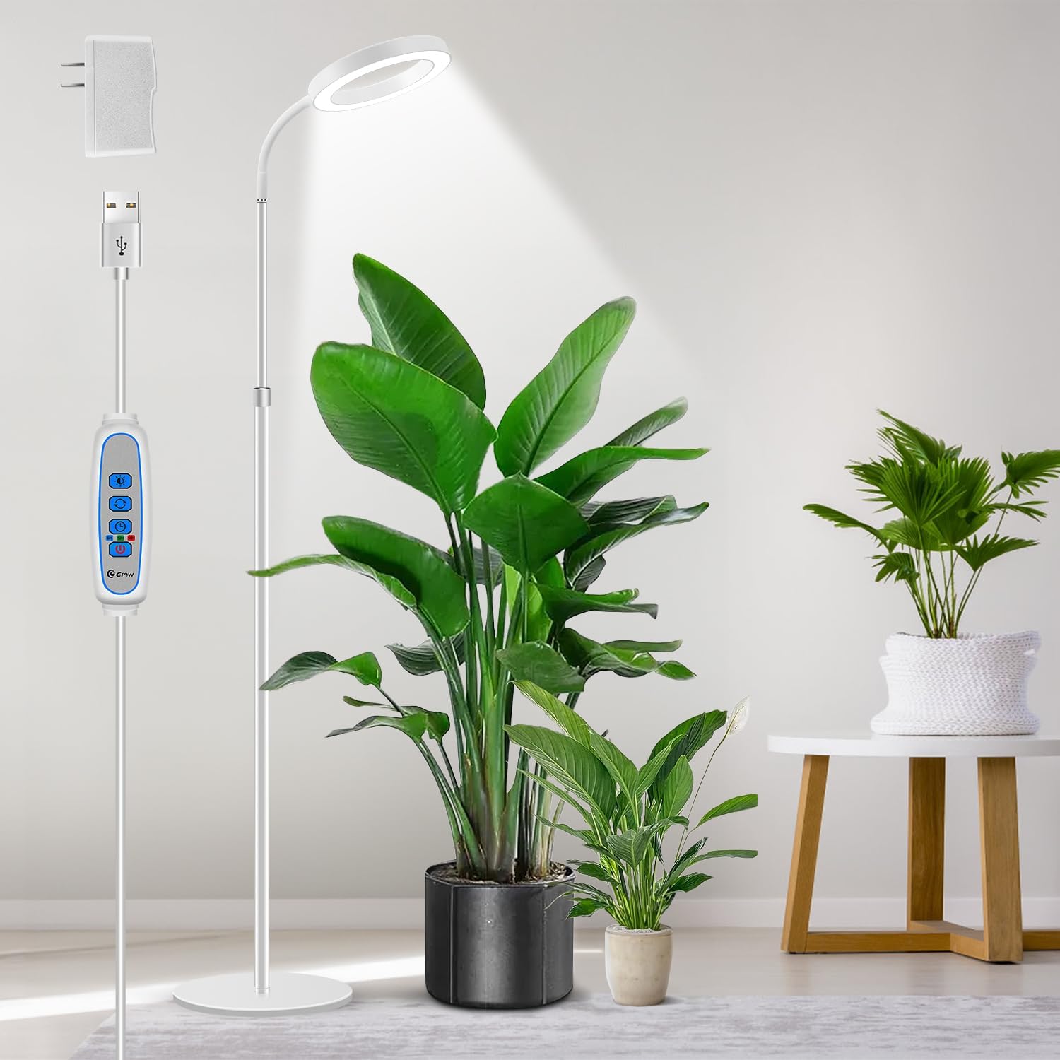 Detalle de Aumtrly grow lights, 68 inch floor LED