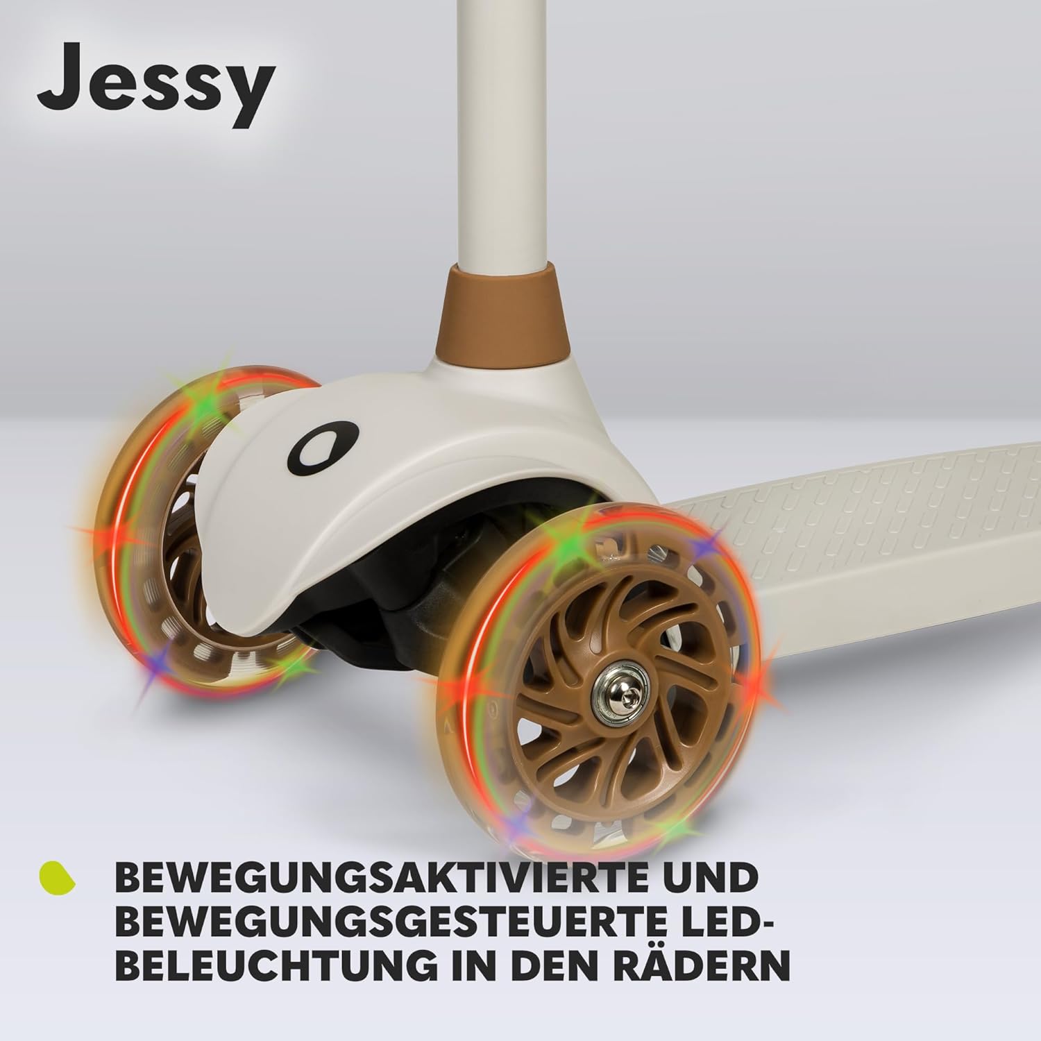 Thumbnail 5 de LIONELO Jessy Premium Dreirad-Kinderroller mit LED-Rädern – verstellbarer Lenker, rutschfeste Plattform, bis 50 kg