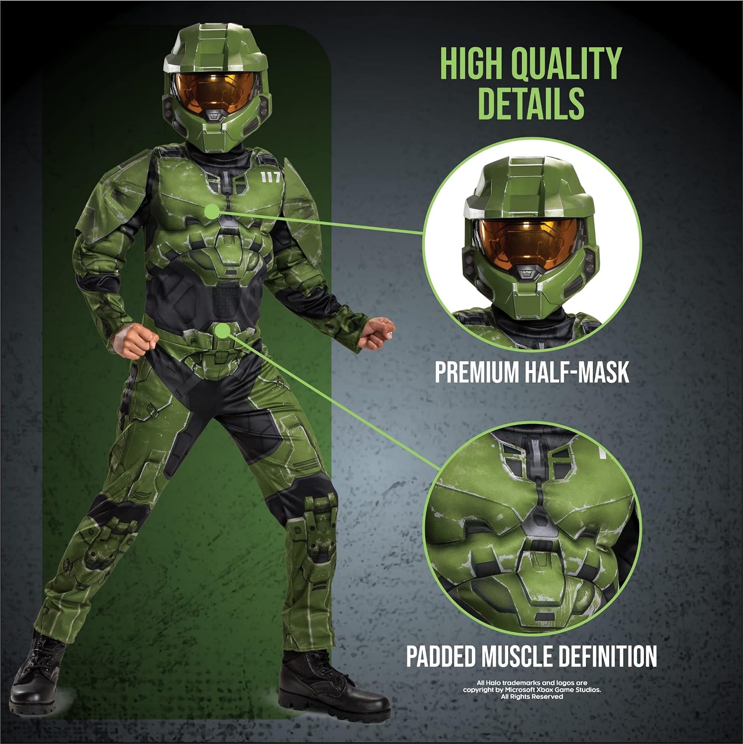 Detalle de Disguise Halo Infinite Kids Costume, Child Size Medium