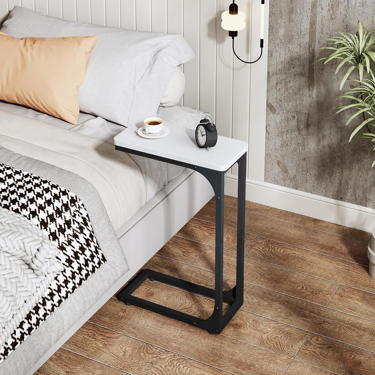 Detalle 1 de QEEIG C-Shape Side Tables, 7.1-Inch Width