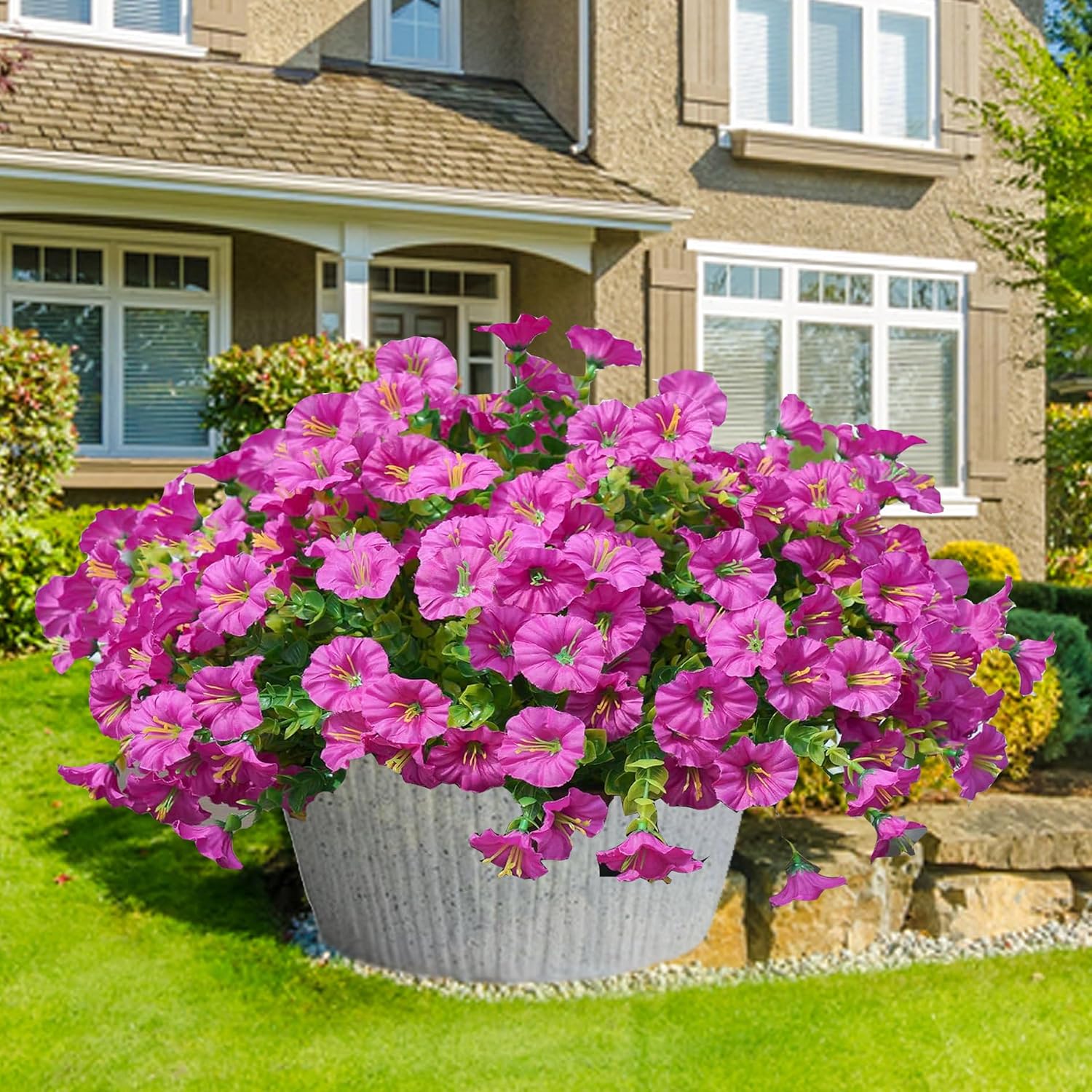 Thumbnail 1 de Morning Glory Outdoor Artificial Flowers 16 Pack