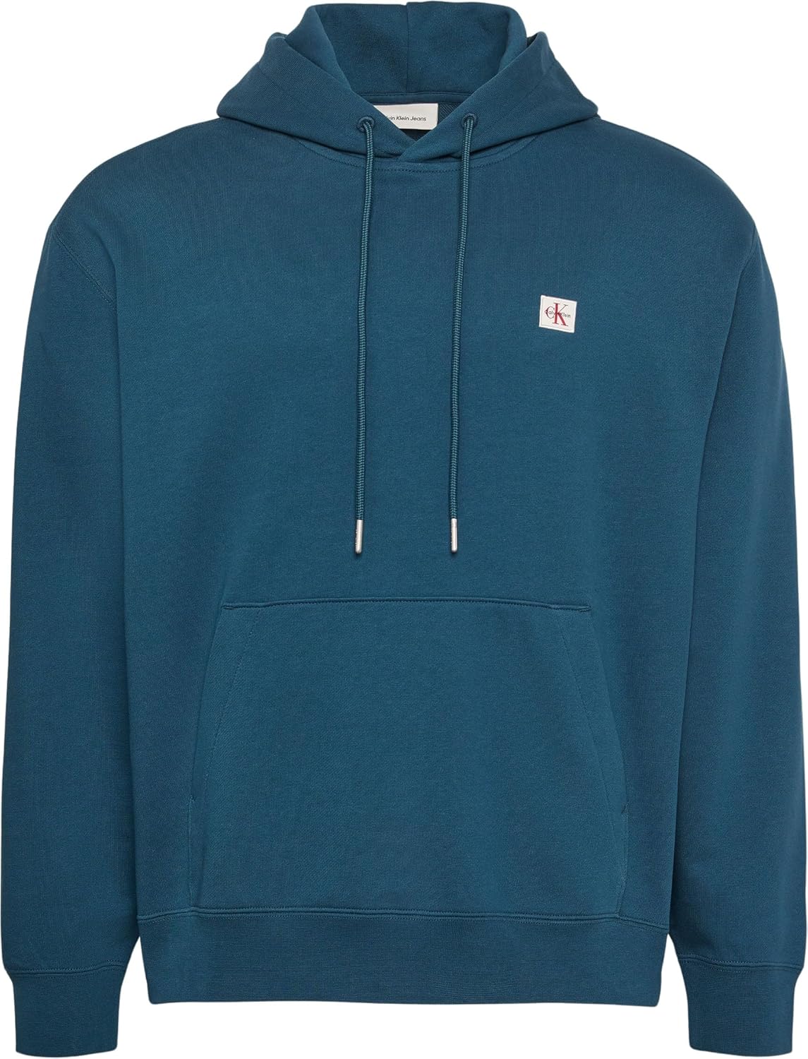 Detalle de Calvin Klein Men’s Terry Badge Hoodie