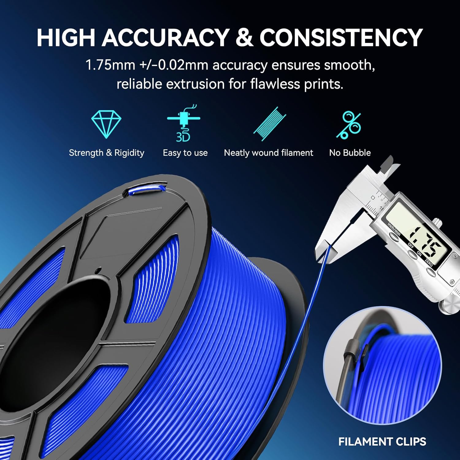 Thumbnail 6 de JAYO PETG 1.1KG Filament Schwarz 🧶