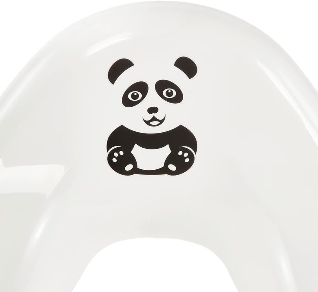 Detalle de Keeeper Panda Siège de Toilette pour Bébé Ewa – 18 mois à 4 ans, antidérapant, blanc