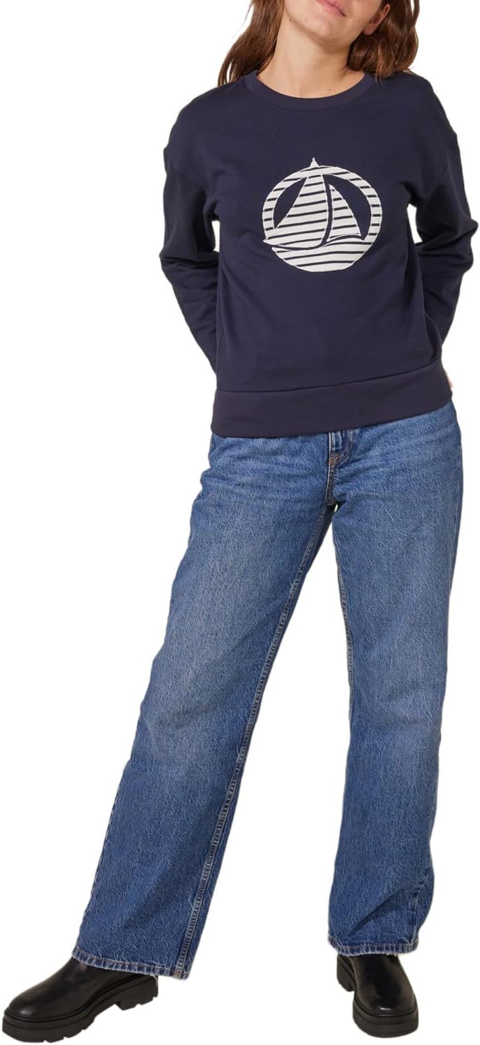 Thumbnail 1 de Sweatshirt manches longues femme en laine Petit Bateau