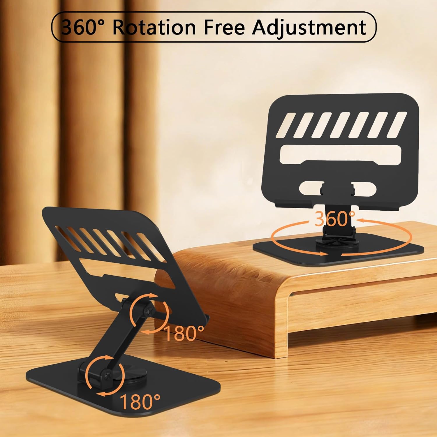 Detalle 2 de TAPMEI Larger Metal Tablet Stand 360°