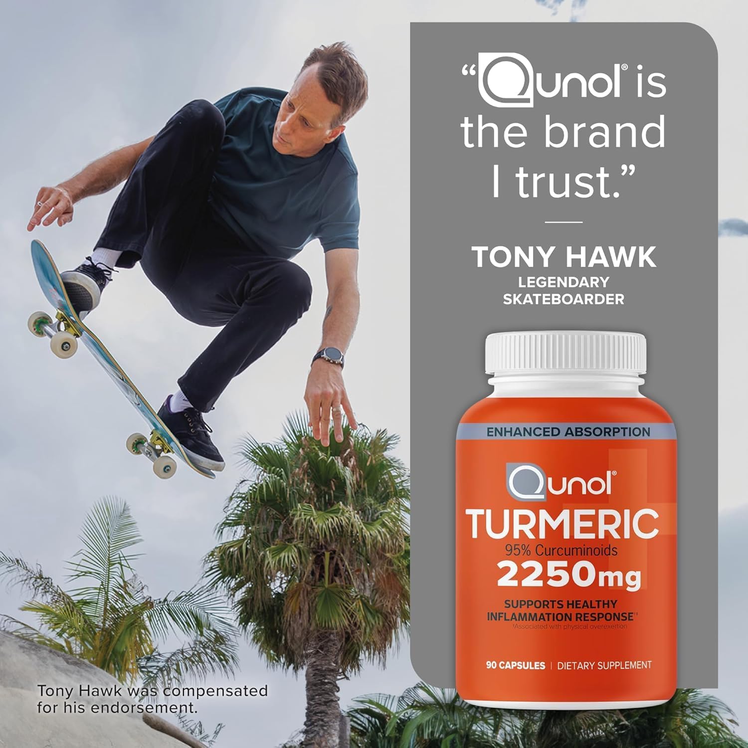 Thumbnail 6 de Qunol Turmeric 2250mg + Black Pepper Capsules, 95% Curcuminoids, 90 Count