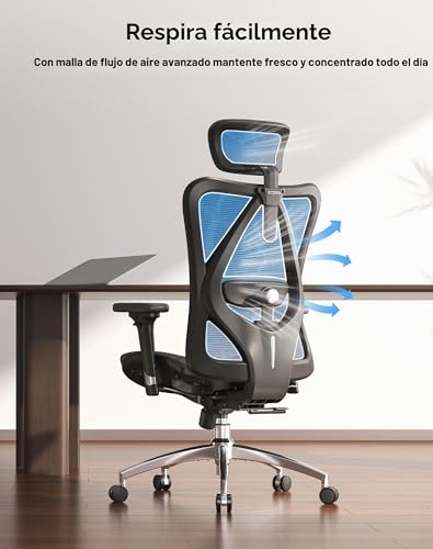 Thumbnail 9 de SIHOO Silla de Oficina Ergonómica con Respaldo Alto y Malla Transpirable
