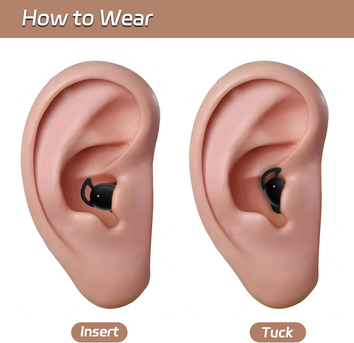 Thumbnail 6 de esonstyle Invisible Sleep Headphones: Sleep Earbuds for Side Sleepers