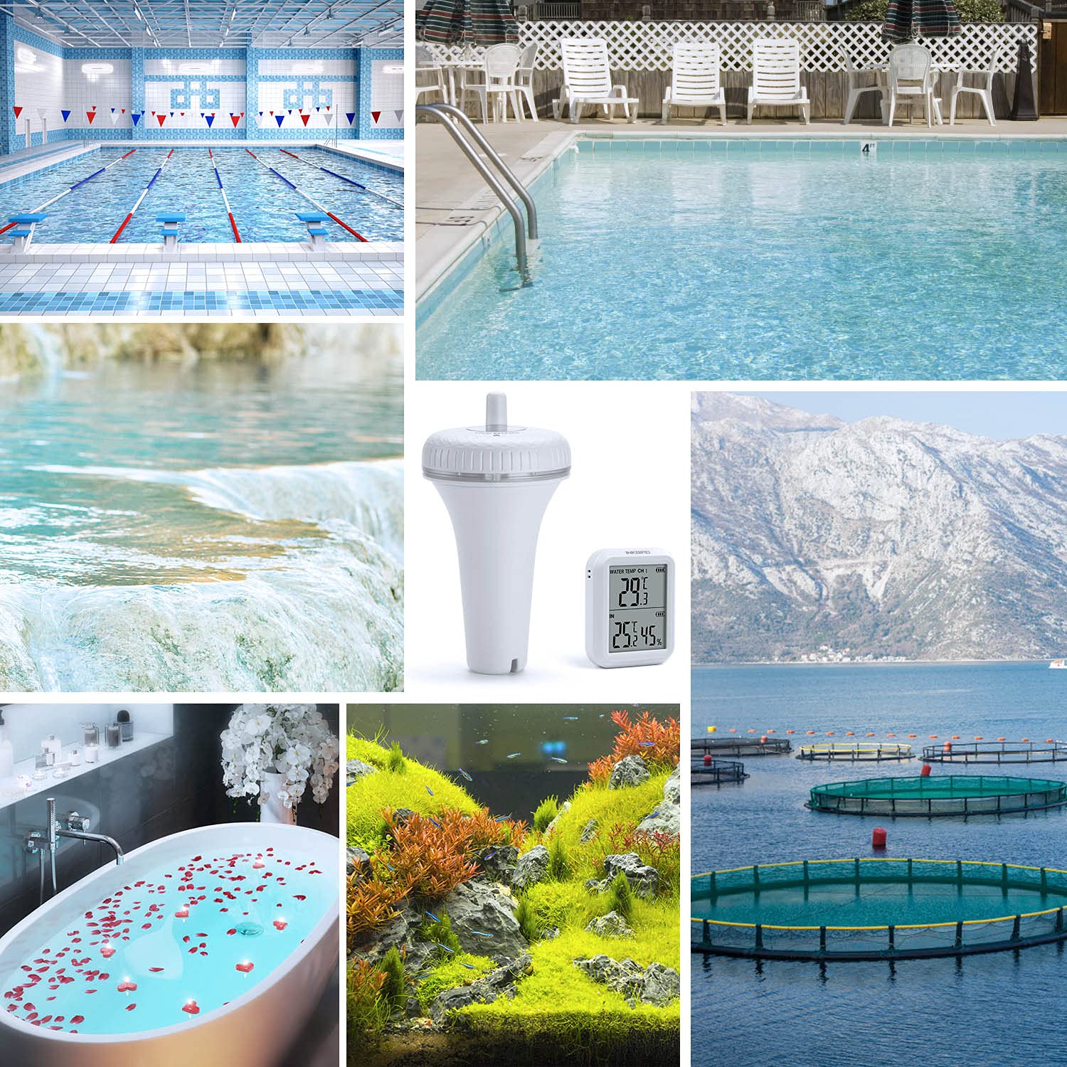 Thumbnail 5 de Inkbird IBS-P01R termometro piscina digitale wireless per piscina, spa e bagnetto neonati