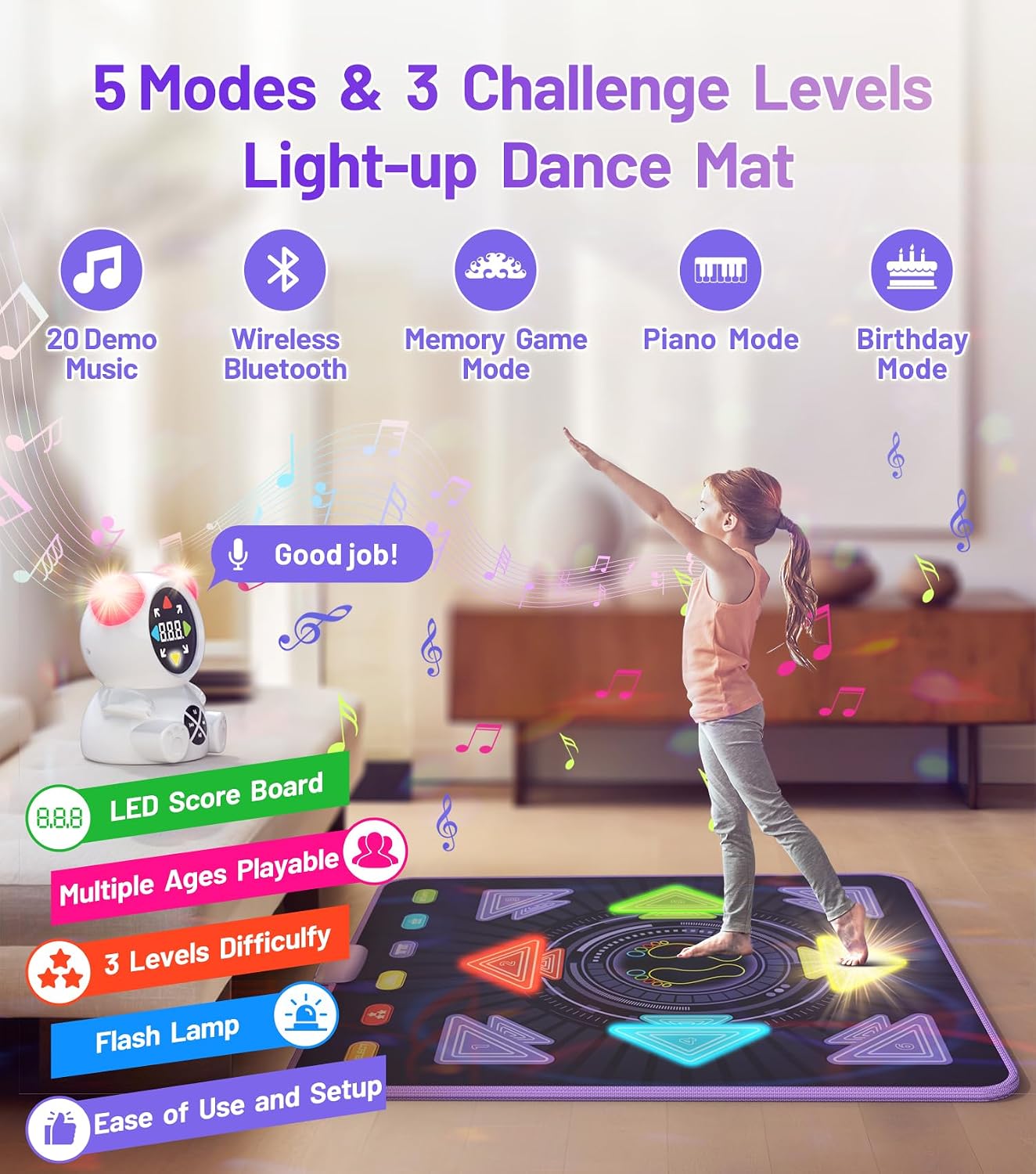 Thumbnail 4 de Kids’ dance mat with Bluetooth