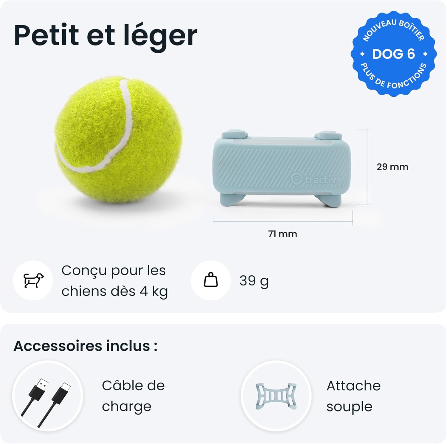 Thumbnail 5 de Tractive Collier GPS 2025