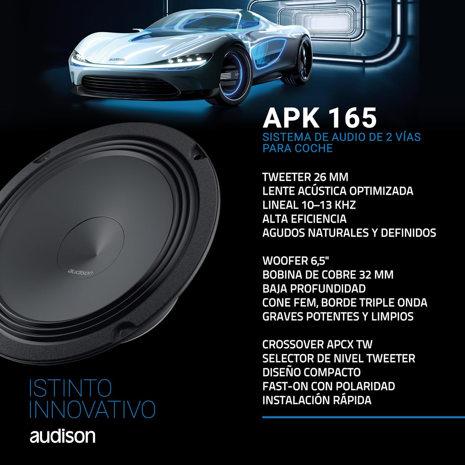 Thumbnail 2 de Audison APK 165 altavoces 2 vías