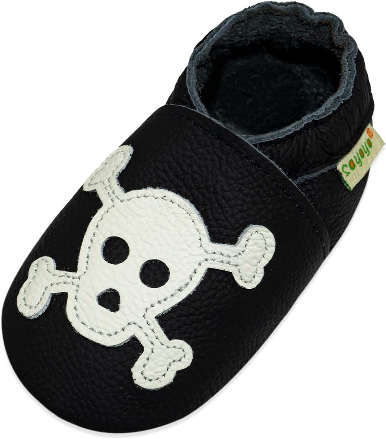 Thumbnail 6 de SAYOYO Weiche Leder-Krabbelschuhe für Babys & Kleinkinder – rutschfeste Lauflernschuhe aus echtem Leder