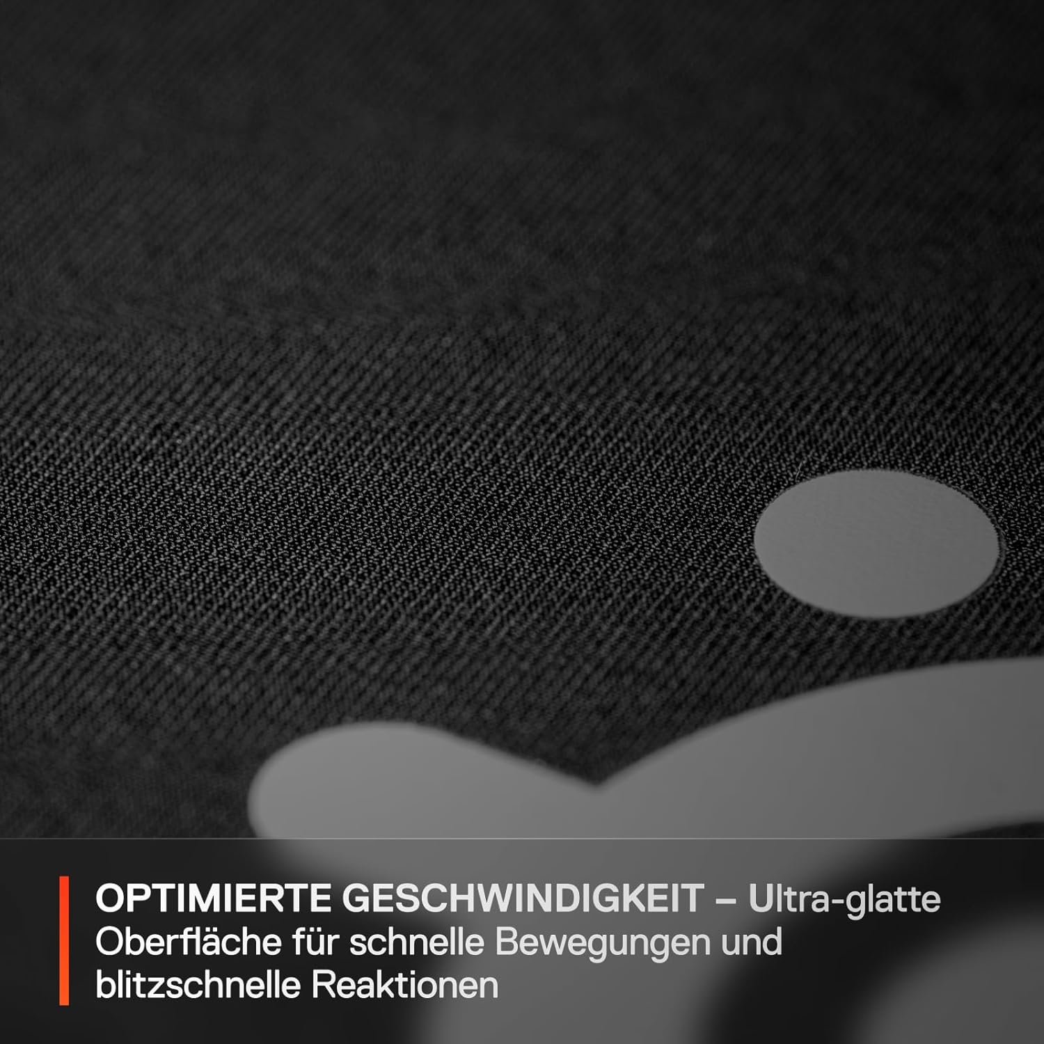 Thumbnail 2 de SteelSeries QcK L Performance Speed Gaming-Mauspad (490 x 420 mm) – für schnelles, sanftes Gleiten